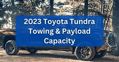 toyota tundra towing skid steer|toyota tundra payload capacity chart.